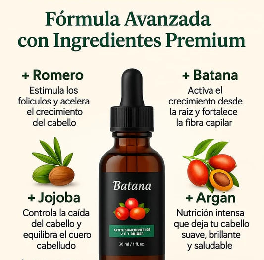 Aceite de Batana 30ML,Retrasa la aparicion de canas - Oferta 60% de descuento